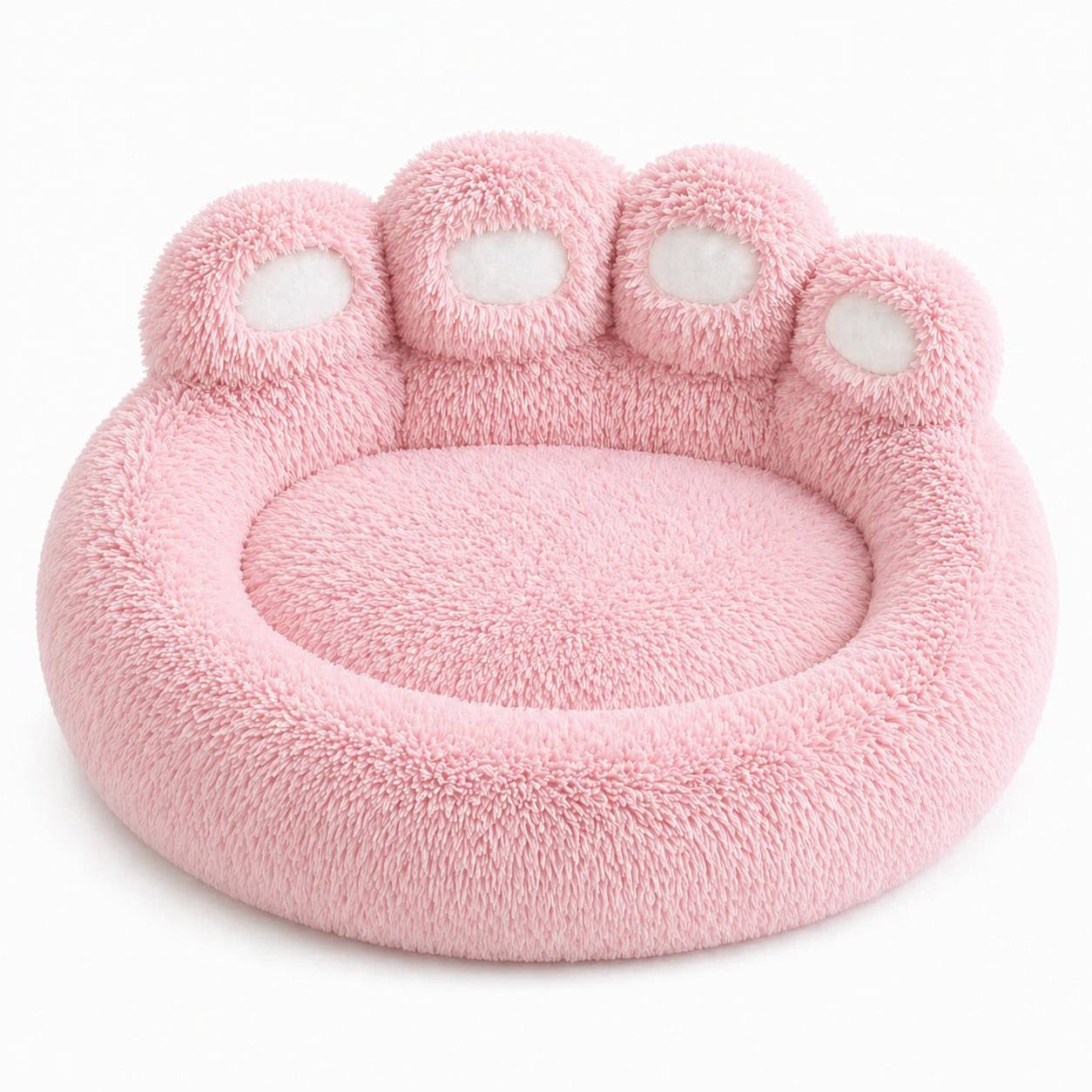 Fluffy dog bed