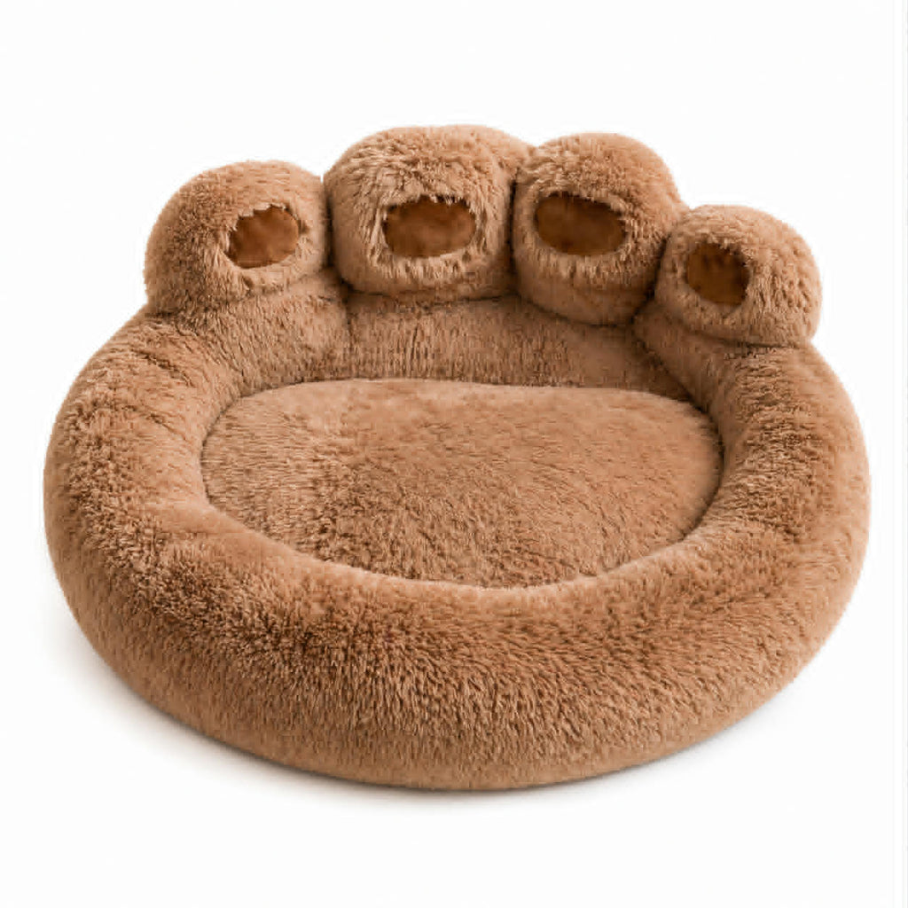 Fluffy dog bed