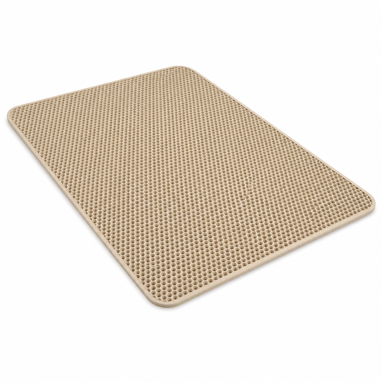 Double-layer cat litter mat